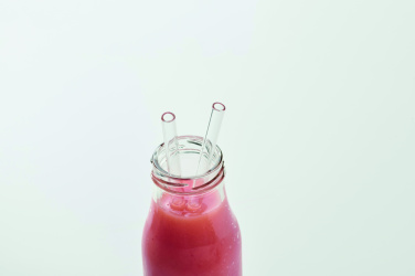 Logotrade liikelahjat kuva: 4 uudelleenkäytettävää lasipilliä